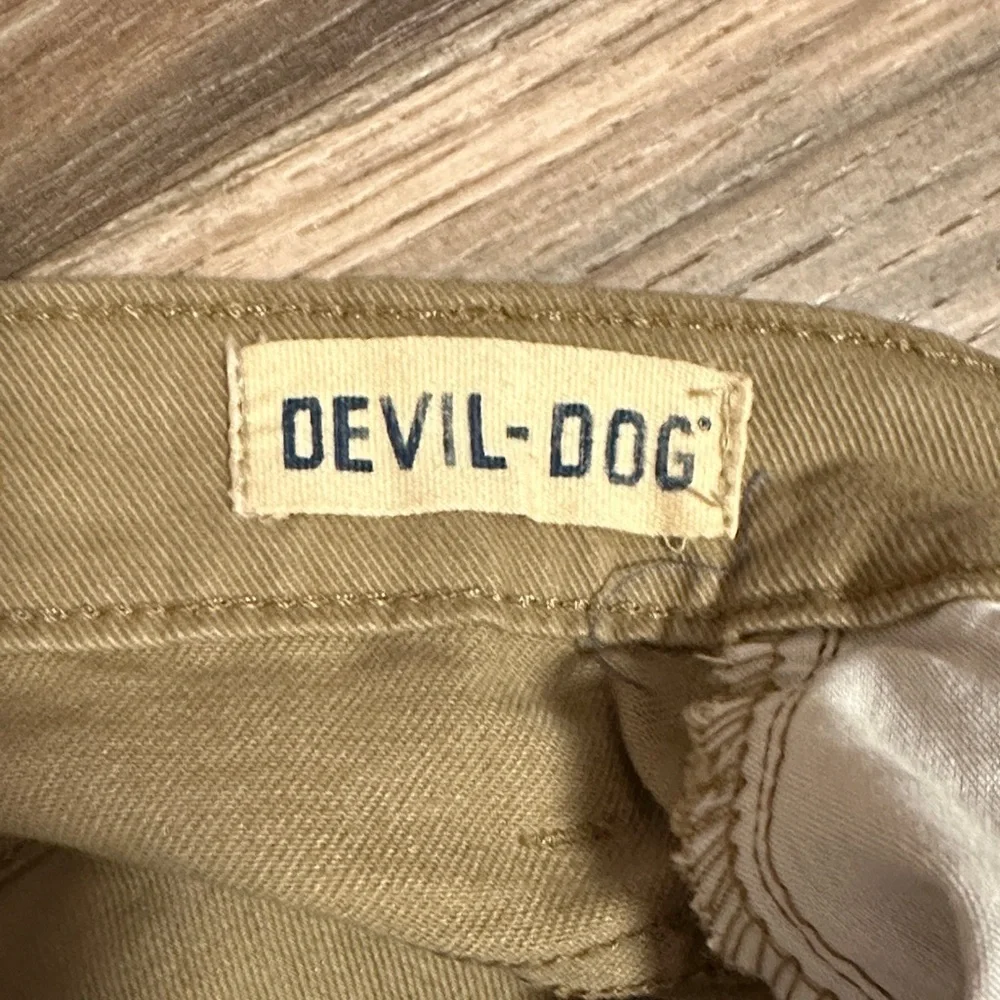 Devil Dog Dungarees Jeans Pants Mens 30x30 Slim Regular Waist Khaki DD2006